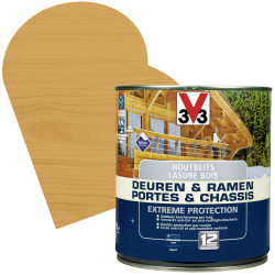 Lasure Chêne Moyen Satinée – Protection Extrême | V33
