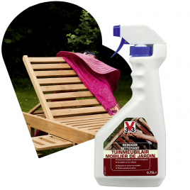 Spray nettoyant pour mobilier de Jardin teck et bois exotique 0,75 L V33
