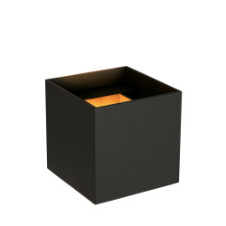 Applique LED pour salle de bain Axi carrée noire 6 W LUCIDE