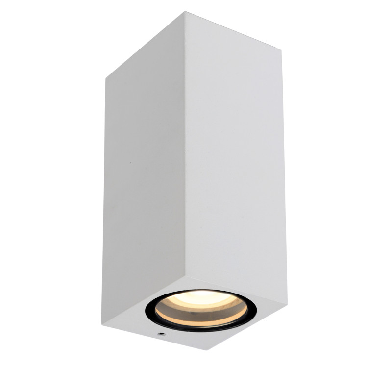 Applique extérieure blanche Zaro GU10 70 W dimmable LUCIDE