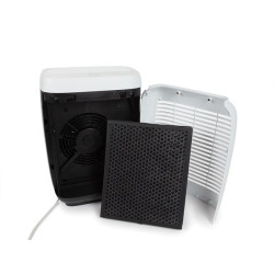 Purificateur d'air avec filtre HEPA blanc PEREL