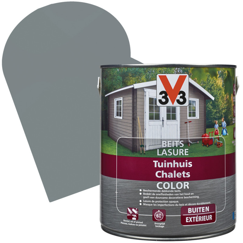 Lasure pour chalet Color Windstorm satinée 0,75 L V33