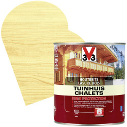 Lasure Chalet V33 Incolore Satinée – Haute Protection | V33