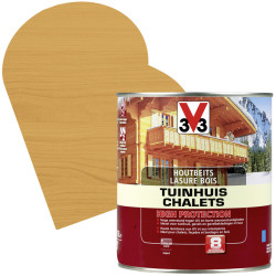 Lasure Haute Protection V33 Chêne Moyen – Protection & Esthétique | V33