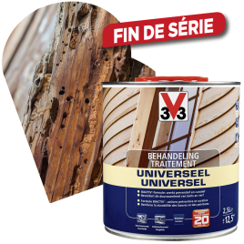 Traitement universel pour bois extérieur incolore 2,5 L