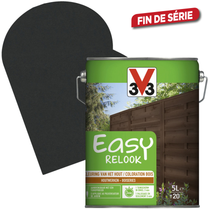 Lasure pour bois extérieur Easy Relook Ardoise satinée 5 L V33