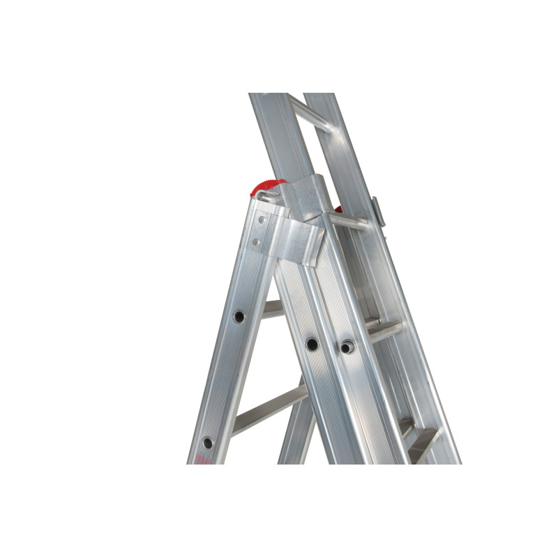 Echelle coulissante industrielle 3 x 12 échelons ESCALO