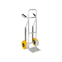 Diable en aluminium avec roues pleines 150 kg PRACTO TOOLS