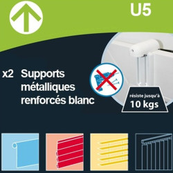 Fixation sans percer Blanc U5 – Installation Facile | INVENTIV