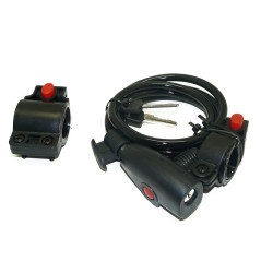 Câble antivol spirale à clé 150cm – Sécurité vélo | MAXXUS