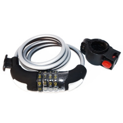 Câble antivol spirale à combinaison – Sécurité vélo | MAXXUS