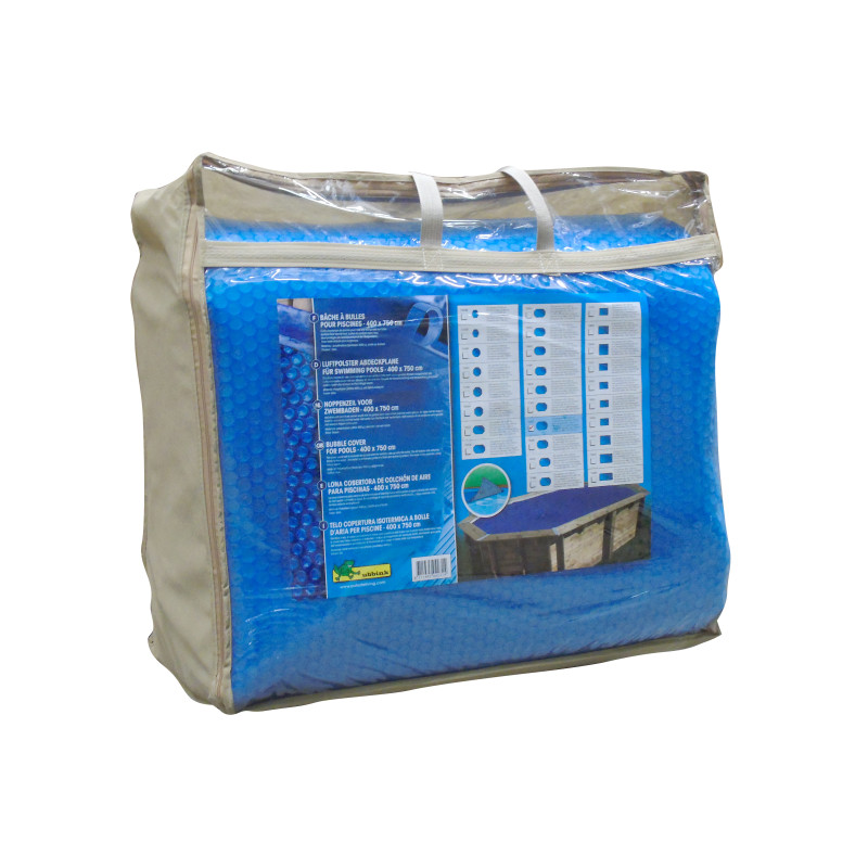 Bâche à bulles bordée pour piscine 4 x 7,5 m UBBINK Bâche à bulles bordée pour piscine 4 x 7,5 m UBBINK