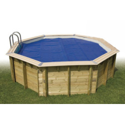 Bâche à bulles bordée pour piscine 4 x 5,5 m UBBINK Bâche à bulles bordée pour piscine 4 x 5,5 m UBBINK