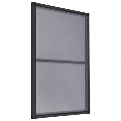 Moustiquaire pour fenêtre anthracite 120 x 150 cm CANDO