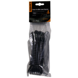 Corde et enrouleur noir CANDO Corde et enrouleur noir CANDO