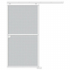 Porte moustiquaire coulissante blanc 240 x 120 cm CANDO