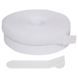 Velcro blanc  400 X 1,5 cm CANDO