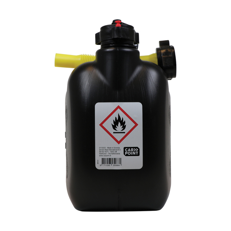 Jerrican 20 litres noir - Jerrican noir pour carburant - 20 litres