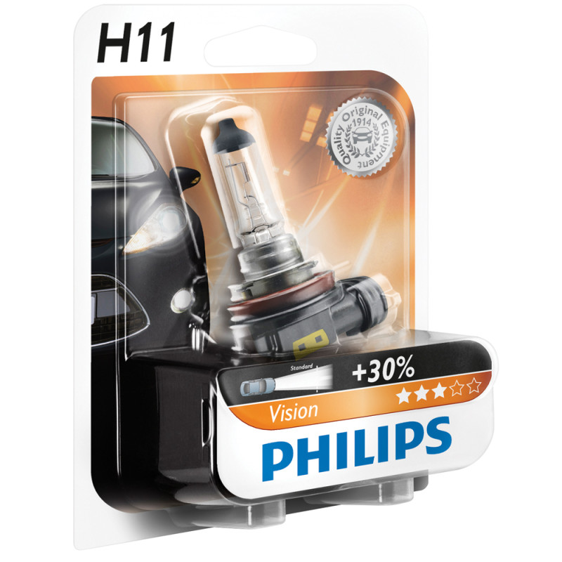 Ampoule pour phare avant Vision H11 55 W PHILIPS