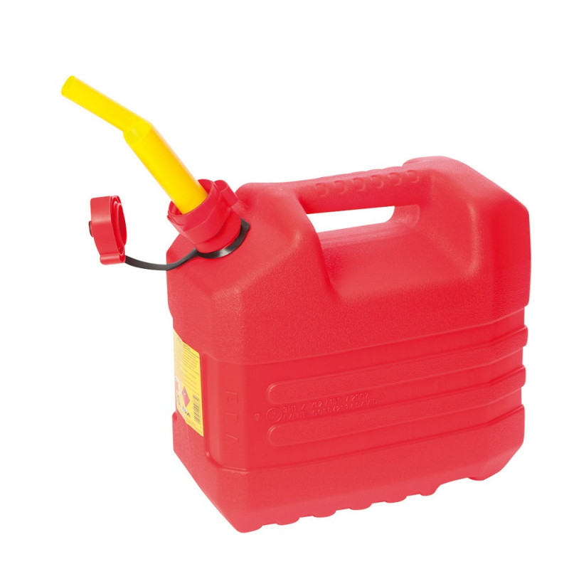 Jerrycan pour carburant rouge 10 L