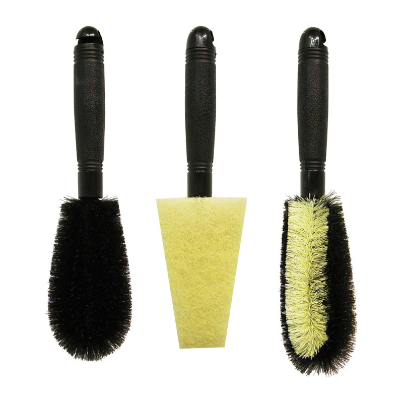 Set de brosses pour jantes 3 pièces CARPOINT