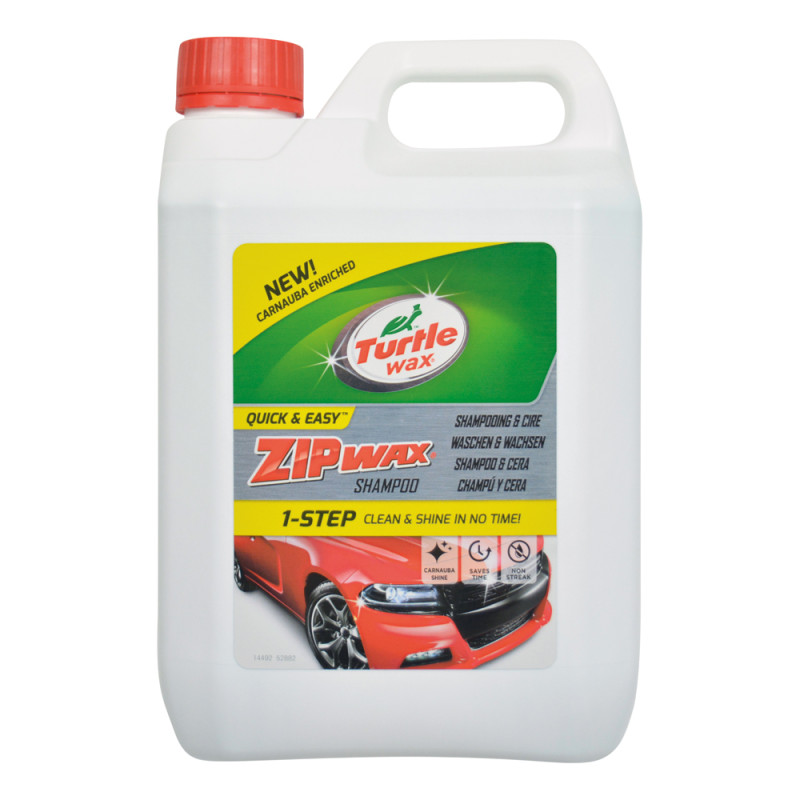 Shampoing pour voiture Zip Wax 2,5 L TURTLE WAX