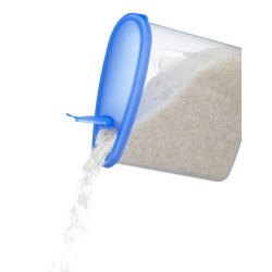 Boîte verseuse Club transparent et bleu 0,9 L SUNWARE