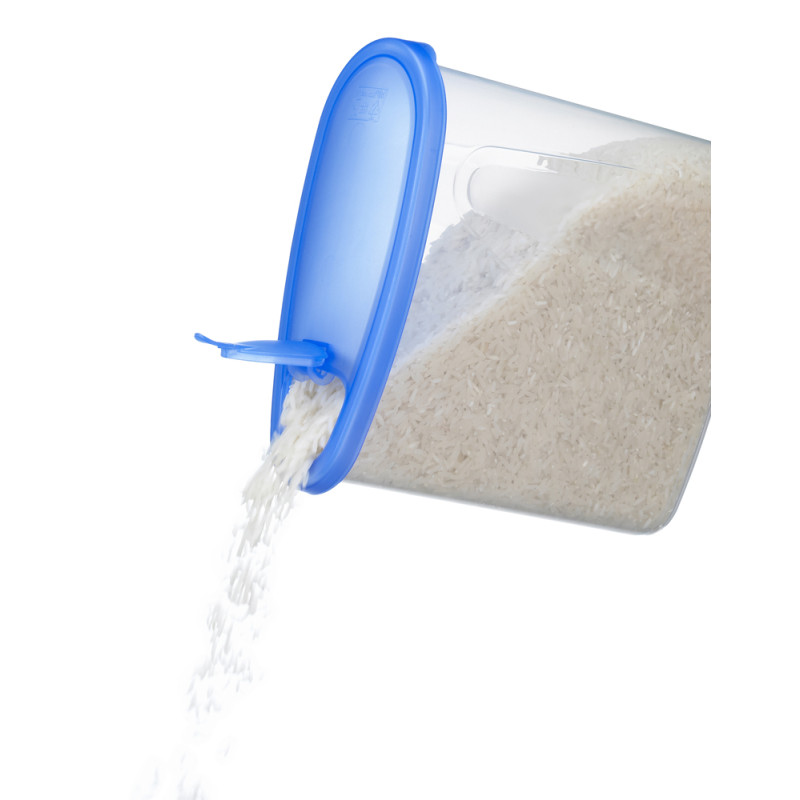 Boîte verseuse Club transparent et bleu 0,9 L SUNWARE