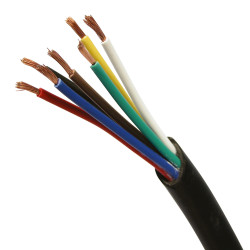 Cable de remorque 7 x 1 mm² au mètre CARPONT Cable de remorque 7 x 1 mm² au mètre CARPONT