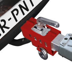 Serrure de timon pliable avec cadenas CARPOINT Serrure de timon pliable avec cadenas CARPOINT