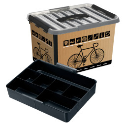 Boîte Q-line à compartiment décor vélo 22 L SUNWARE Boîte Q-line à compartiment décor vélo 22 L SUNWARE