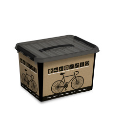 Boîte Q-line à compartiment décor vélo 22 L SUNWARE Boîte Q-line à compartiment décor vélo 22 L SUNWARE
