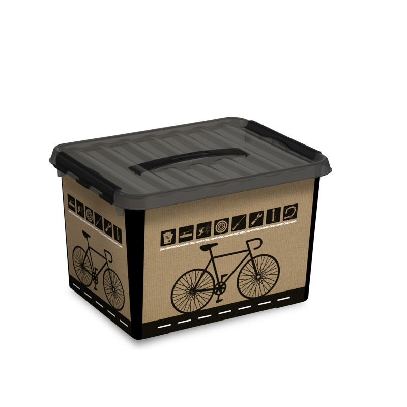 Boîte Q-line à compartiment décor vélo 22 L SUNWARE Boîte Q-line à compartiment décor vélo 22 L SUNWARE