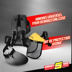 Kit de protection avec visière et harnais GARDEO PRO
