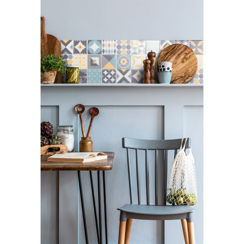 Carrelage adhésif Vintage Cadiz 22,9 x 22,9 cm