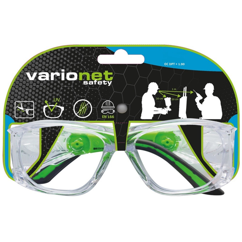 Lunettes de protection Safety avec correction + 1.5 VARIONET Lunettes de protection Safety avec correction + 1.5 VARIONET