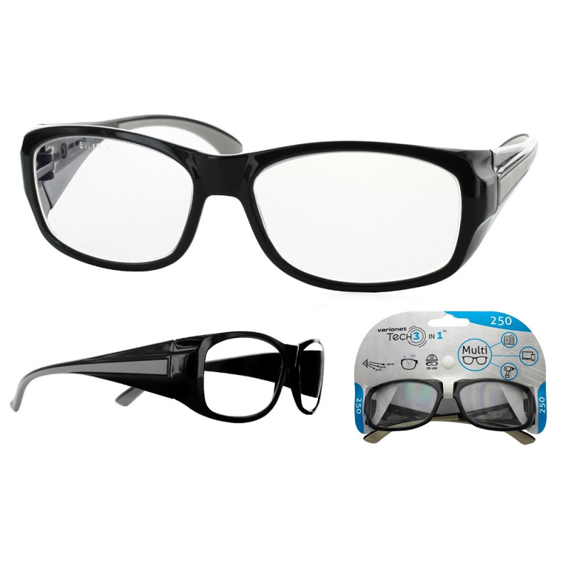 Lunettes de protection Tech3 avec correction + 2.5 VARIONET Lunettes de protection Tech3 avec correction + 2.5 VARIONET