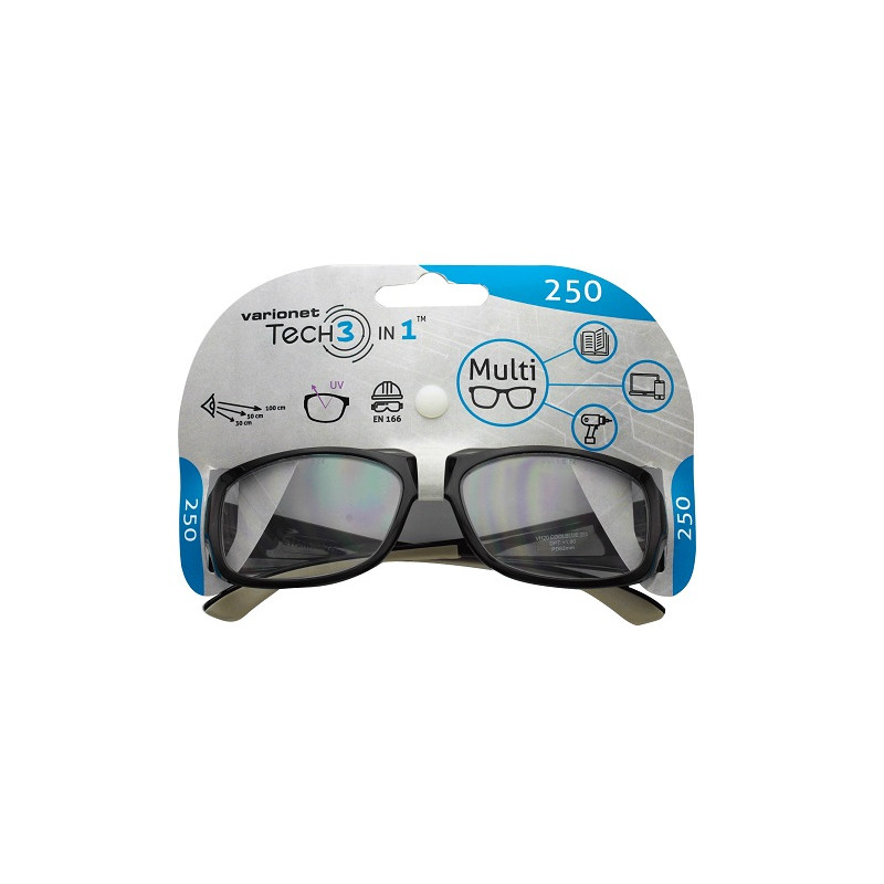 Lunettes de protection Tech3 avec correction + 2.5 VARIONET