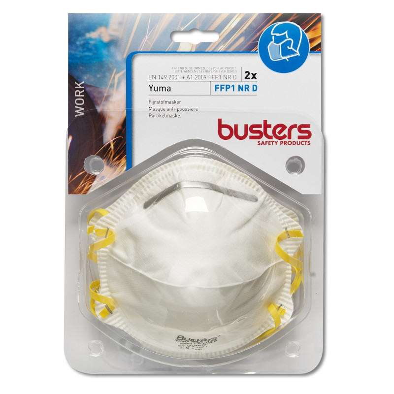 Masque anti-poussière Yuma FFP1 2 pièces