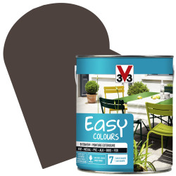 Peinture Extérieure V33 Brun Havane – Bois, Métal, PVC | V33
