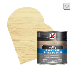 Vernis Salle de Bain Mat V33 – Protection Bois | V33