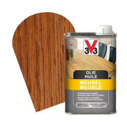 Huile pour meubles en teck, fini mat V33 – Protection intérieure | V33