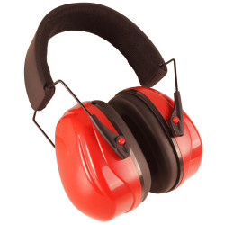 Casque anti-bruit rouge 26 dB