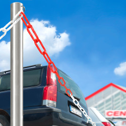 Crochet pour chaine de signalisation 2 pièces