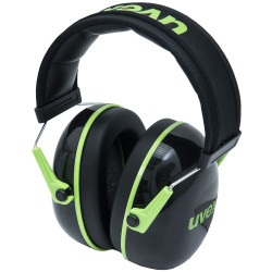 Casque anti-bruit K1 noir et vert 28 dB