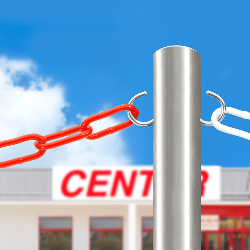 Maillon pour chaine de signalisation 4 pièces