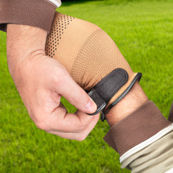 Paire de gants en nylon avec fermeture velcro taille 10