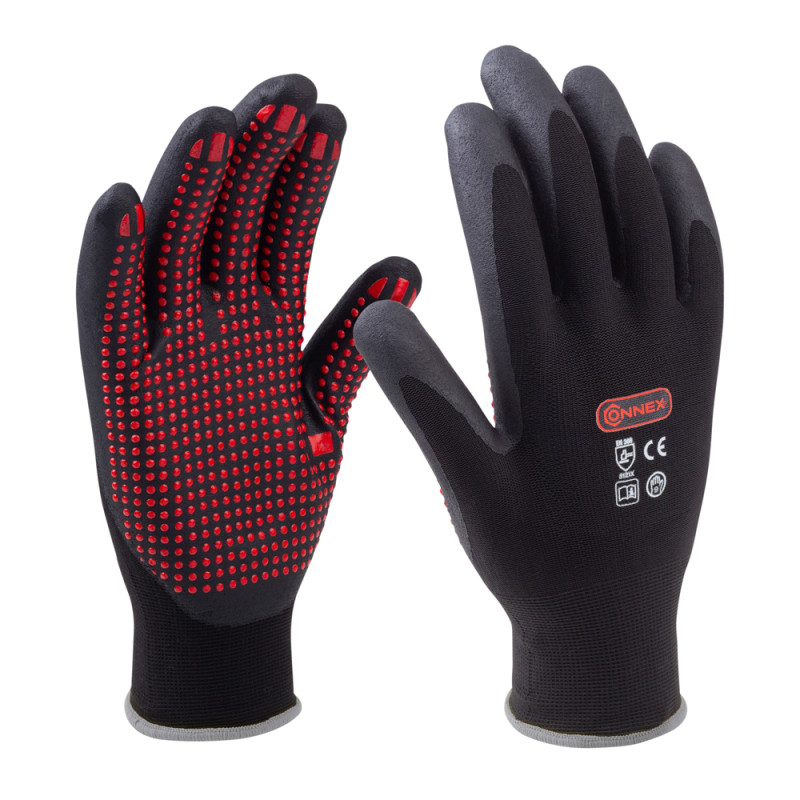 Paire de gants en polyamide anti-dérapants taille 9