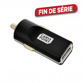 Chargeur USB pour voiture 1 prise 2,4 A CARPOINT