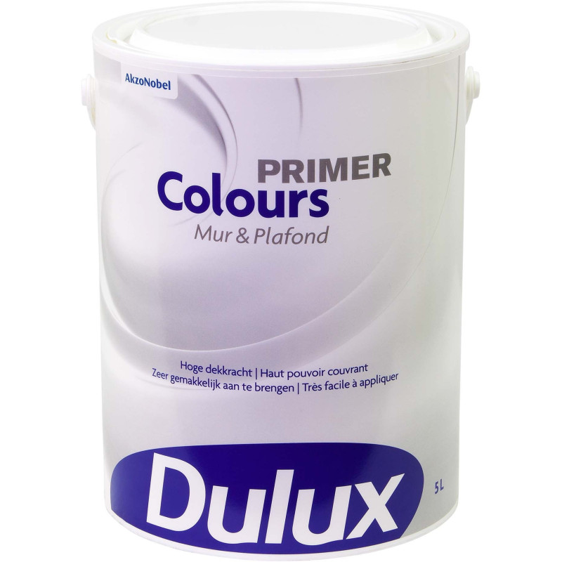 Primer Colours pour mur et plafond blanc 5 L DULUX